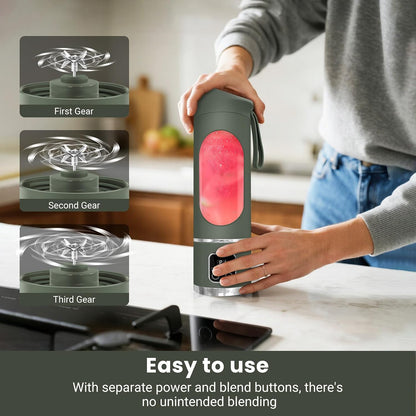 Portable Personal Blender 500ml – USB-C Rechargeable, Ice Crushing