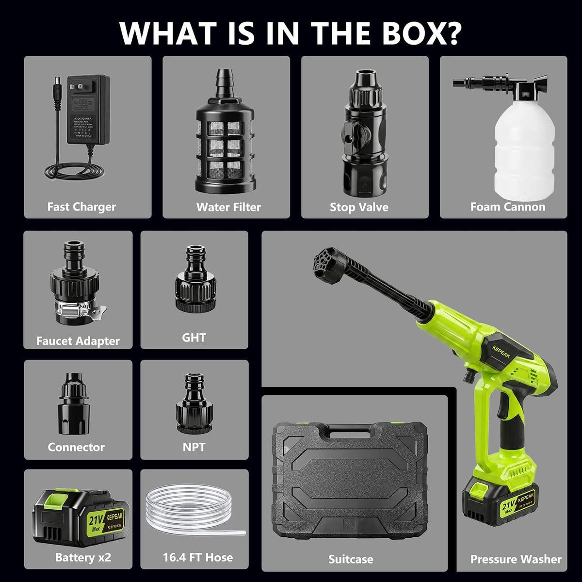 Cordless Pressure Washer – 1450 PSI