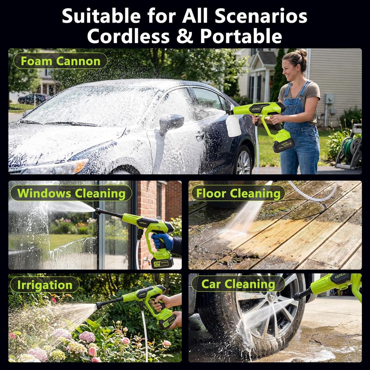 Cordless Pressure Washer – 1450 PSI