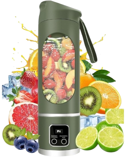 Portable Personal Blender 500ml – USB-C Rechargeable, Ice Crushing
